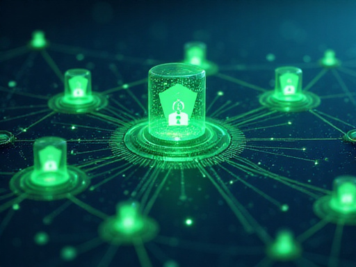 Illustration of secure data transmission